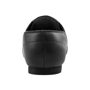 Linodes Comfortable Leather Jazz Shoes for Kids