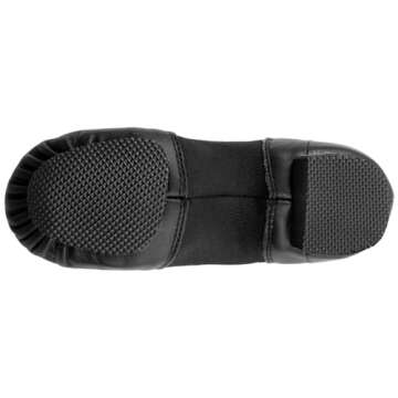 Linodes Comfortable Leather Jazz Shoes for Kids