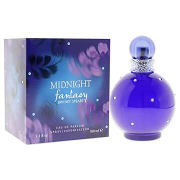 Britney Spears Women's Perfume, Midnight Fantasy, Eau De Parfum EDP Spray for Women, 3.3 Fl Oz