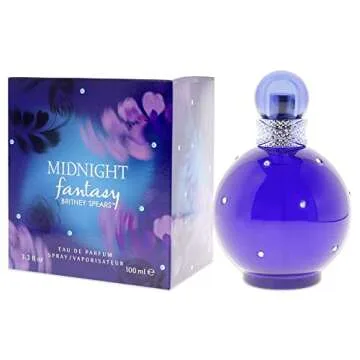 Britney Spears Women's Perfume, Midnight Fantasy, Eau De Parfum EDP Spray for Women, 3.3 Fl Oz