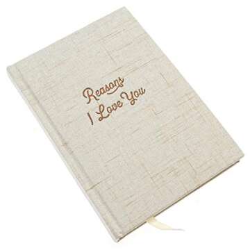 Avocado Goods Reasons Why I Love You - Blank Hardcover Love Book, Why I Love You Linen Journal Gift ...