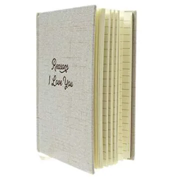 Avocado Goods Reasons Why I Love You - Blank Hardcover Love Book, Why I Love You Linen Journal Gift Book for Boyfriend or Girlfriend, Husband or Wife, Bride & Groom, or Couples I Love You Gifts Notebook, Love Journal