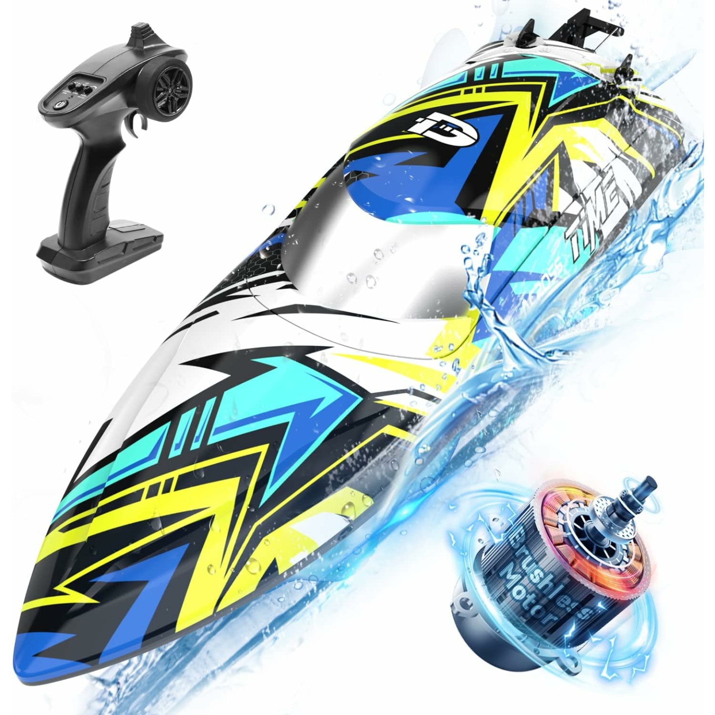 DEERC RC Boat - High-Speed 30+ mph Fun