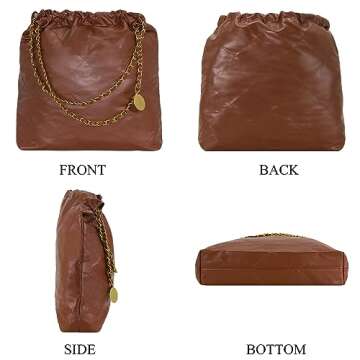 Soft PU Leather Crossbody Bag for Women with Wallet