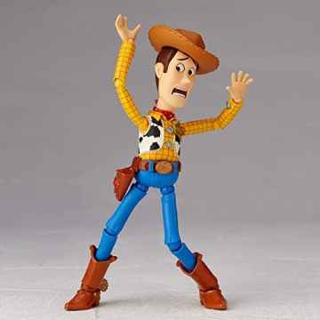 Kaiyodo Toy Story Woody Action Figure 5.9" with New Facial Expressions