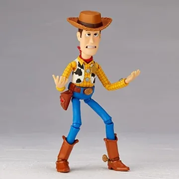 Kaiyodo Toy Story Woody Action Figure 5.9" with New Facial Expressions