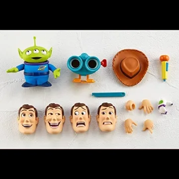 Kaiyodo Toy Story Woody Action Figure 5.9" with New Facial Expressions