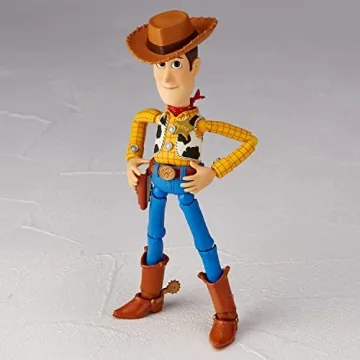 Kaiyodo Toy Story Woody Action Figure 5.9" with New Facial Expressions