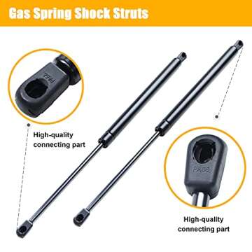 2 Pcs Gas Struts 20 Inch 80 lbs Prop Shock Lift Springs Rod Struts for RV Basement Door Tonneau Cove...