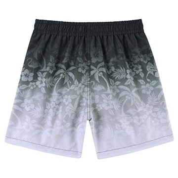 Quick-Dry UPF Swim Shorts with Compression Liner for Teens