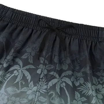 Quick-Dry UPF Swim Shorts with Compression Liner for Teens