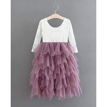 Stunning 2Bunnies Girl Peony Lace Flower Girl Dress