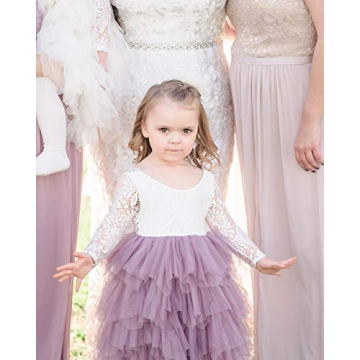Stunning 2Bunnies Girl Peony Lace Flower Girl Dress