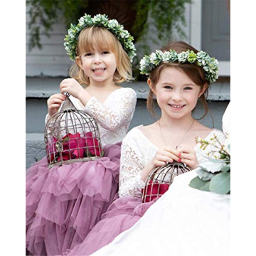 Stunning 2Bunnies Girl Peony Lace Flower Girl Dress