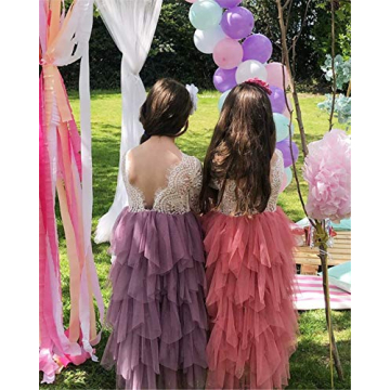Stunning 2Bunnies Girl Peony Lace Flower Girl Dress