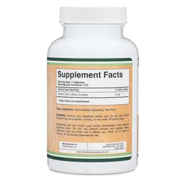 Lithium Orotate 5mg - Vegan Mood & Sleep Support