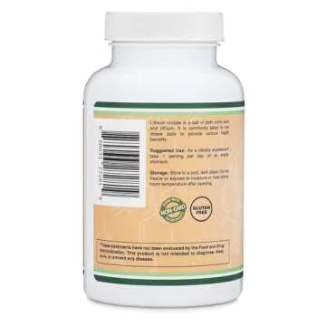 Lithium Orotate 5mg - Vegan Mood & Sleep Support