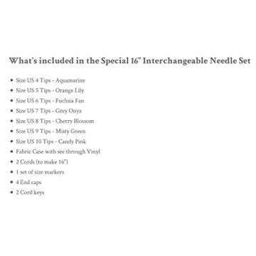 Knitter's Pride KP200608 Dreamz Deluxe Special Interchangeable Needles Set