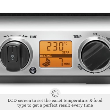 Breville Smart Electric BBQ Grill for Premium Indoor Cooking