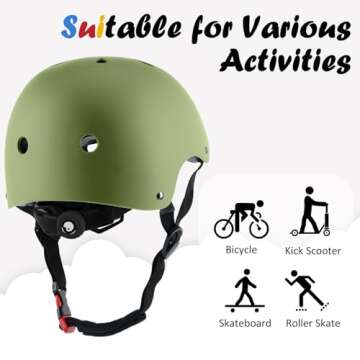Kids Adjustable Bike Helmet for Safety & Comfort