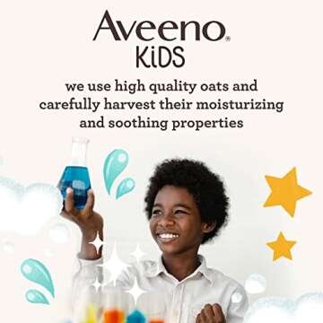Aveeno Kids Hydrating Detangling Spray with Oat Extract, Quickly & Gently Detangles Kids' Hair, Tear-Free & Suitable for Skin & Scalp, Light Fragrance, Hypoallergenic, 10 fl. oz