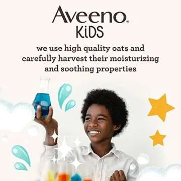 Aveeno Kids Hydrating Detangling Spray with Oat Extract, Quickly & Gently Detangles Kids' Hair, Tear-Free & Suitable for Skin & Scalp, Light Fragrance, Hypoallergenic, 10 fl. oz