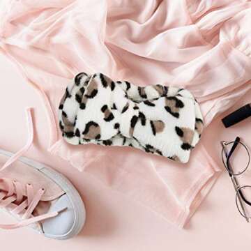 The Vintage Cosmetic Company Peggy Make Up Vintage Headband, Skincare Headband Holds Back Hair, Soft...