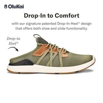 OLUKAI Mio Li Men's Athletic Shoes Hunter/Lava Rock 10.5