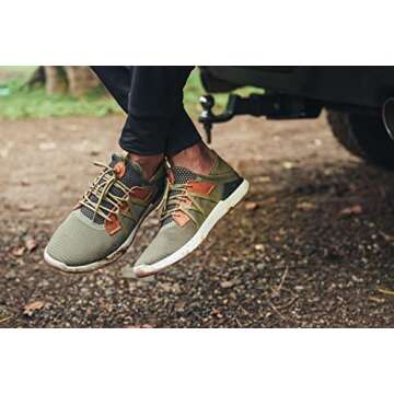 OLUKAI Mio Li Men's Athletic Shoes Hunter/Lava Rock 10.5
