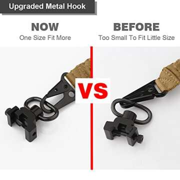 Accmor 2 Point Gun Sling 2 Pack for Outdoor Sports