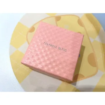 COLORFUL BLING Teardrop Rose Gold Jewelry Set