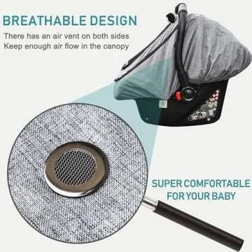 YVMVDV Waterproof Baby Car Seat Cover for All Seasons, Great Gift
