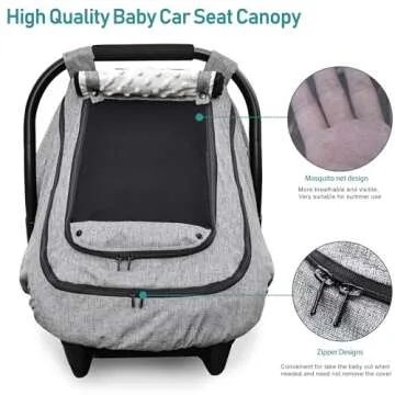 YVMVDV Waterproof Baby Car Seat Cover for All Seasons, Great Gift