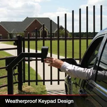 Mighty Mule Wireless Digital Keypad (FM137), Black, 25
