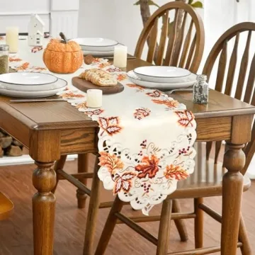 Elegant Thanksgiving Table Runner for Fall Gatherings
