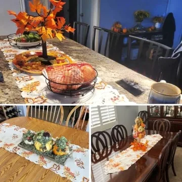 Elegant Thanksgiving Table Runner for Fall Gatherings