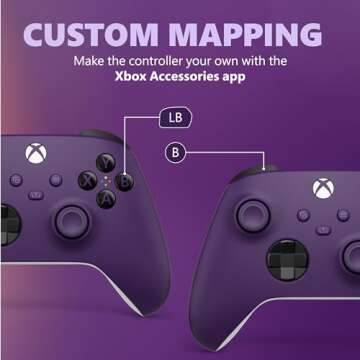 Microsoft Xbox Core Wireless Controller - Astral Purple (Renewed)