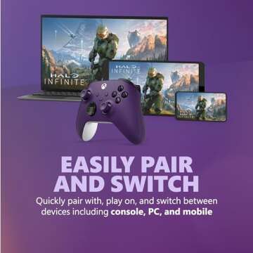 Microsoft Xbox Core Wireless Controller - Astral Purple (Renewed)