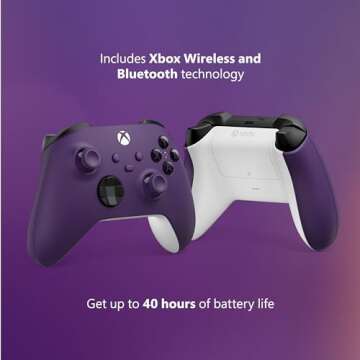 Microsoft Xbox Core Wireless Controller - Astral Purple (Renewed)