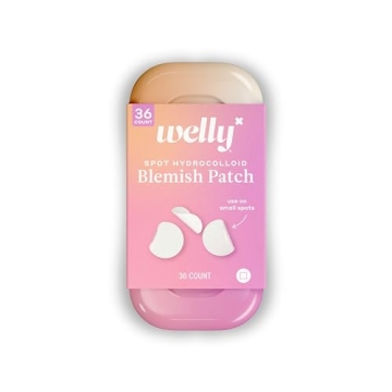 Welly Hydrocolloid Acne Blemish Patches - Clear, Adhesive, 36 ct