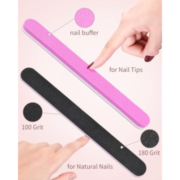 MORGLES Premium Acrylic Nail Tips Set for Home and Salons