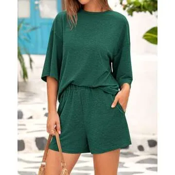 BTFBM Women Summer 2 Piece Outfits for Casual Comfort