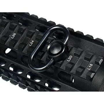 UTG Heavy Duty Push Button Sling Swivel Ideal for Firearms