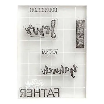Illustrated Faith Clear Stamps - Names of God for Art Journaling
