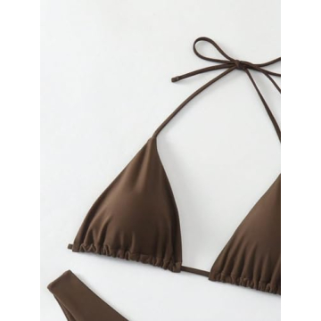 GORGLITTER High Cut Bikini Set for Stylish Swimwear