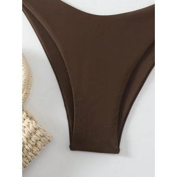 GORGLITTER High Cut Bikini Set for Stylish Swimwear