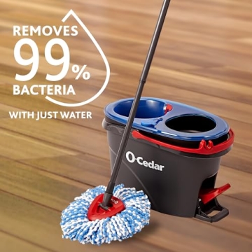 O-Cedar RinseClean Spin Mop - Clean Floors with Pure Water