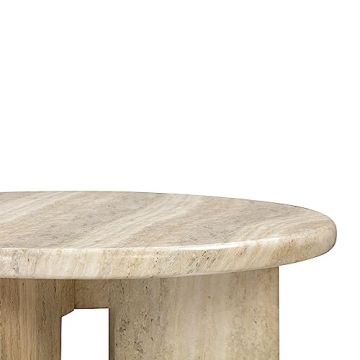 Elegant Tov Furniture Patrizia Concrete Round Coffee Table