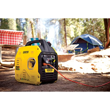Champion Power Equipment 2500-Watt Dual Fuel Ultralight Portable Inverter Generator with Quiet Technology and CO Shield