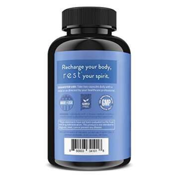 WellPath Rest Valerian Root Sleep Aid for Adults with Melatonin & L-Theanine | Natural & Herbal Sleeping Pills with Extra Strength | | 5-HTP, Lemon Balm, Chamomile, 60 Ct